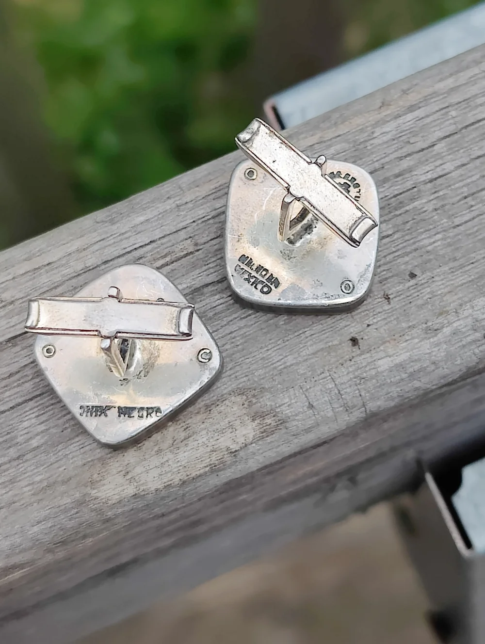 Vintage Sterling Silver Los Castillos Cufflinks